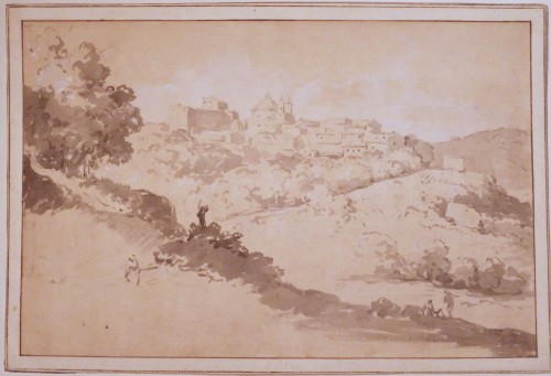 Alessio de MARCHIS ( 1684 – 1749 ) Vue d’Ariccia