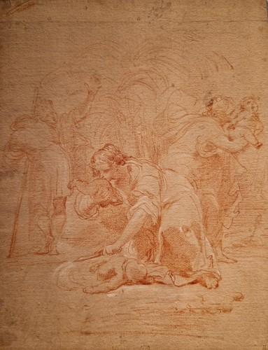 Gaetano GANDOLFI (1734 - 1802), Scene inspired by the "Book of Lamentations