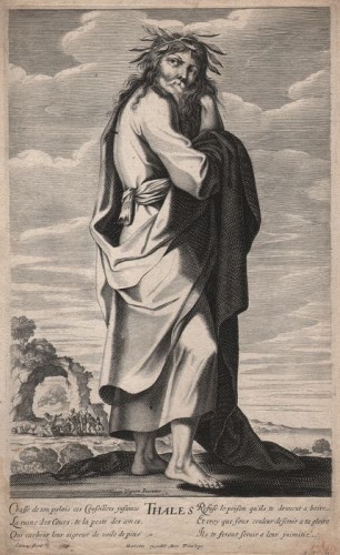 Carlo MANIERI (Taranto ? – Rome, actif vers 1662-1700)Thalès dans son intérieur - Galerie Tarantino