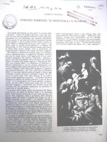 Etienne PARROCEL, La Vierge à l'Enfant et SS Joseph, Philippe Neri et François - Galerie Tarantino