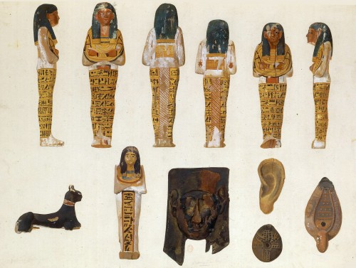 Archéologie  - Art Egyptien – Objets publiés dans la description de l’Egypte