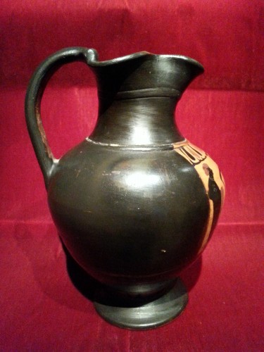 BC to 10th century - Attic black-figure oinochoe from the circle of Lydos that belonged to Rachel