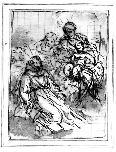 Lazzaro BALDI (1623 – 1703) - Saint Pierre d'Alcantara - Galerie Tarantino
