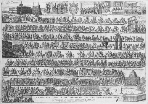 Carlo RAINALDI (Rome, 1611 – 1691) - Projet de l’arc de triomphe de Clément IX.dessin - Tableaux et dessins Style Louis XIV