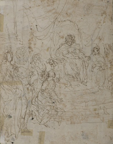 Domenico Maria FRATTA (Bologne, 1696 - 1763) dessin - Tableaux et dessins Style Louis XV