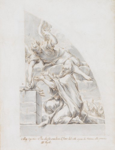 Paintings & Drawings  - Niccolo RICCIOLINI (Rome, 1687 - 1757) - Pair of drawings