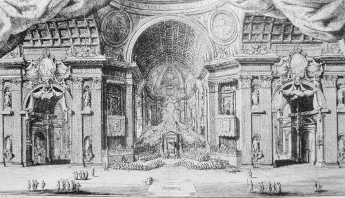 Tableaux et dessins Dessin, Aquarelle & Pastel - Stefano POZZI (Rome, 1699 - 1768) - Ange portant un phylactère, 1746