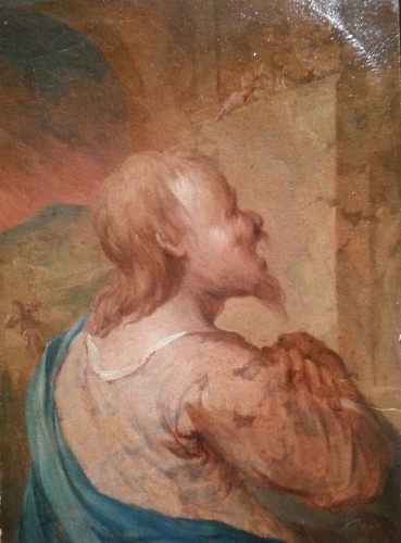 Willem OOSTERDIJK, Pays-Bas XVIIe siècle - Étude pour Deucalion priant Thémis