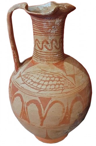 Geometric Etruscan Art, 7th c. BC Palm Painter