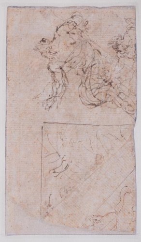 Alonso CANO (1601 - 1667 ) Étude pour un saint Paul - Tableaux et dessins Style 