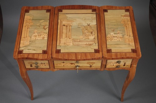 Parisian dressing table, Louis XV period - 