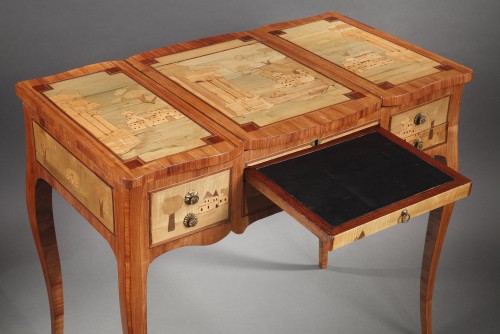 18th century - Parisian dressing table, Louis XV period