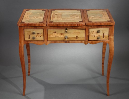 Louis XV - Parisian dressing table, Louis XV period