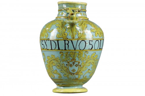 Apothicary jar, Savona end of 17th century