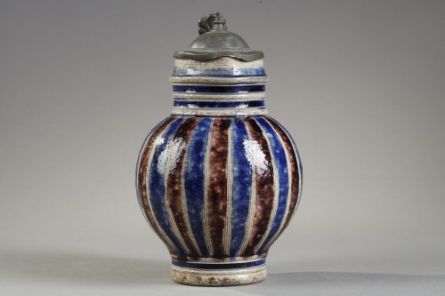 Westerwald stonewear jug 17th century - Porcelain & Faience Style 