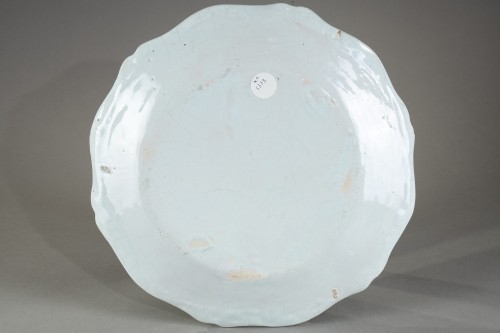 Porcelain & Faience  - Rouen faience partridge plate 18th century