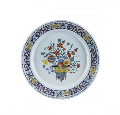 Rouen Faience Charger first third of18th century