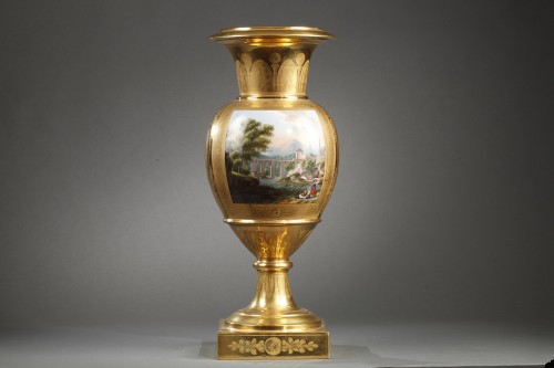 Grand Vase Manufacture de Darte à Paris circa 1810-1820 - Galerie Théorème