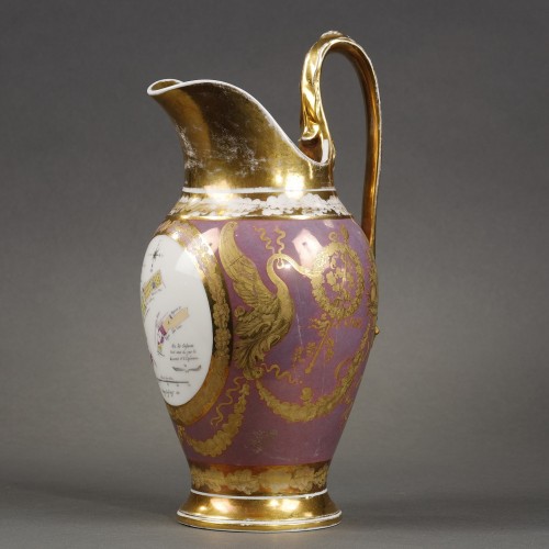 Vverseuse topographique en porcelaine de Van der Taelen à Paris daté 1813 - Galerie Théorème