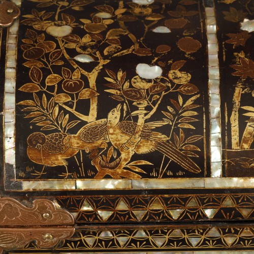 XVIe siècle et avant - Grand coffret Namban Japon pour le Portugal, période Momoyama 1573-1603