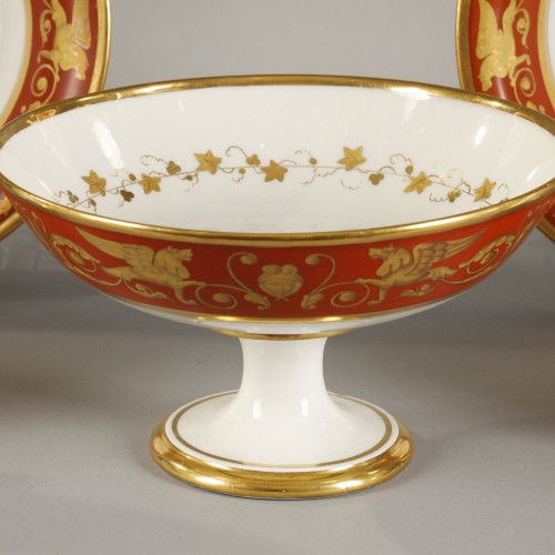 Manufacture de Dagoty à Paris circa 1805-1810 - Céramiques, Porcelaines Style Empire