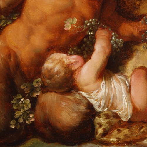 Paintings & Drawings  - Jean-Jacques Le Barbier (1738-1826) Children playing with a Satyr