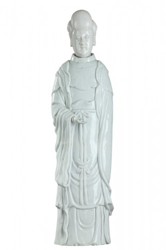Grande figurine blanc de Chine, Dehua XVIIe siècle