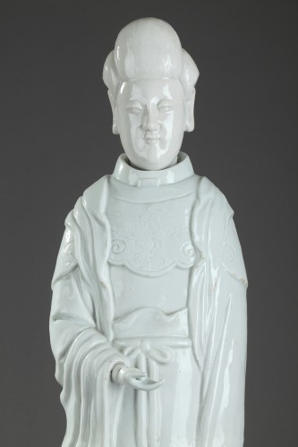 Grande figurine blanc de Chine, Dehua XVIIe siècle - Arts d