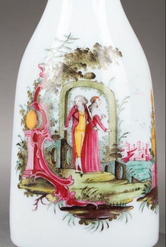 Pair of late 18th century Bohemian opaline bottles - Glass & Crystal Style Directoire