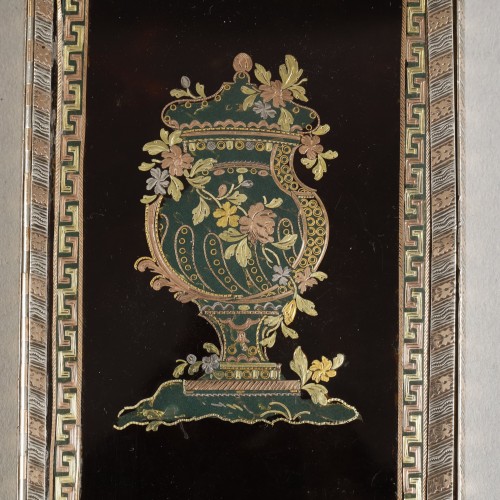 Three-colour gold and tortoiseshell notebook Paris 1762-1768 - 