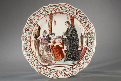18th century - The seven sacraments Delftware late 18th century