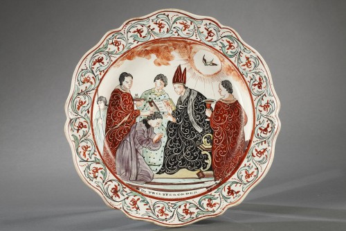 - The seven sacraments Delftware late 18th century
