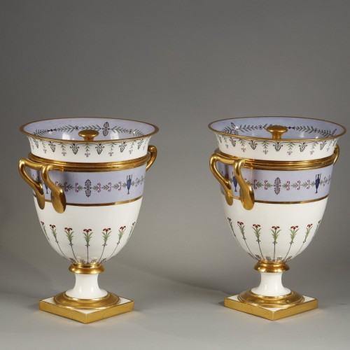 SÈVRES Pair of Sèvres porcelain Ice-pails from the Oberkampf service, circa 1803 - 