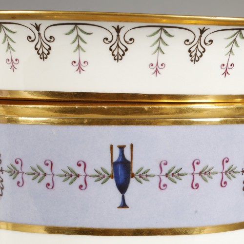 19th century - SÈVRES Pair of Sèvres porcelain Ice-pails from the Oberkampf service, circa 1803