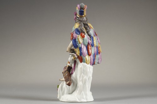 Rare Meissen Indian figurine 18th century - Porcelain & Faience Style 