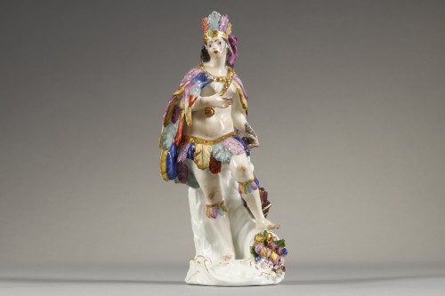 18th century - Rare Meissen Indian figurine 18th century