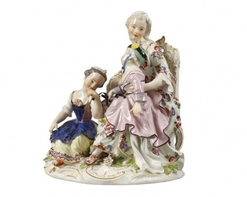 Meissen nurse group 18th century