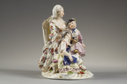 Meissen nurse group 18th century - 