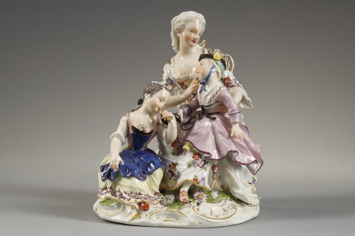  - Meissen nurse group 18th century