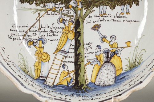 Jatte à l&#039;arbre d&#039;amour, Nevers circa 1790 - 