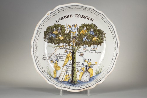 Jatte à l&#039;arbre d&#039;amour, Nevers circa 1790 - 