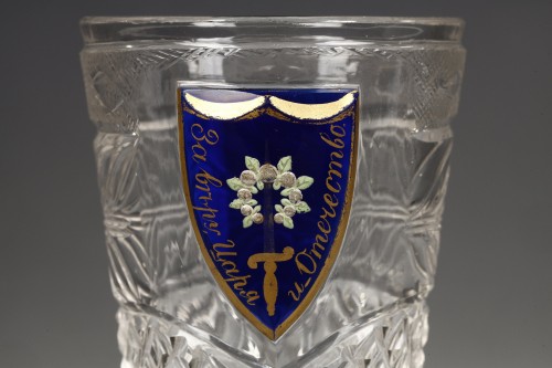 Glass for the service of Tsar Nicholas I at the Peterhof Palace - Glass & Crystal Style 