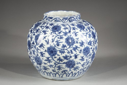 Vase côtes de melon Chine période WANLI 1573-1619 - Arts d