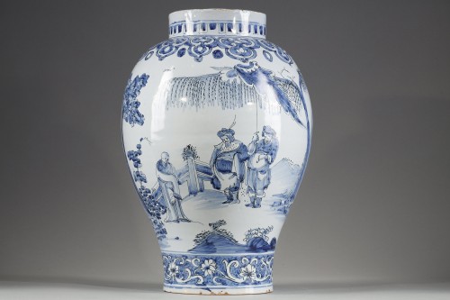 Large vase Nevers second half of the 17th century - 