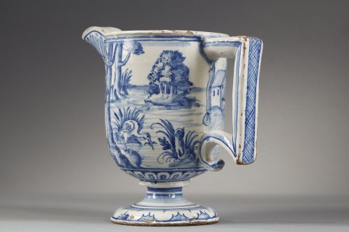 Porcelain & Faience  - Ewer, Nevers faience, Conrade studio, circa 1650–1660