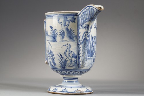 Ewer, Nevers faience, Conrade studio, circa 1650–1660 - 