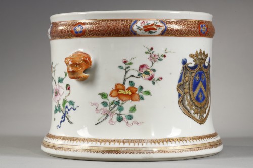 Paire de rafraichissoirs à bouteilles chine pour le Duc de Villeroy vers 1730---1734 - Galerie Théorème