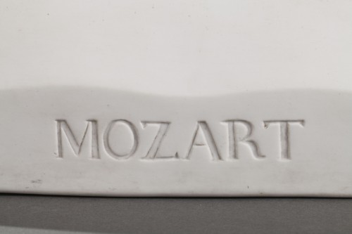 19th century - KPM Berlin - 19th century Mozart biscuit bust