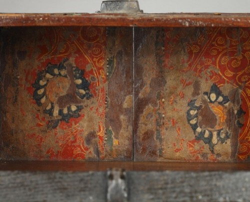 Antiquités - AL-ANDALUS – ESPAGNE : Very rare wooden box. 15th century.