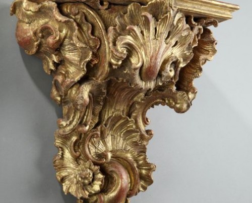 XVIIIe siècle - Console d'applique rocaille, Allemagne circa 1730 - 1740